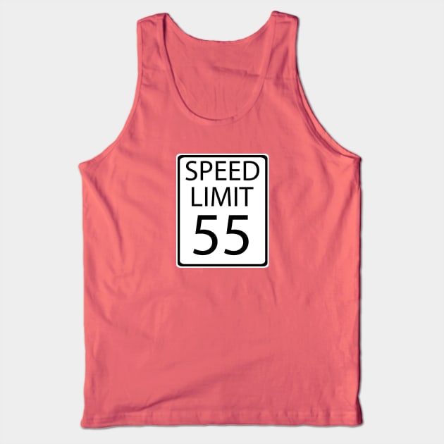 Speed Limit 55 Tank Top by dobber1611